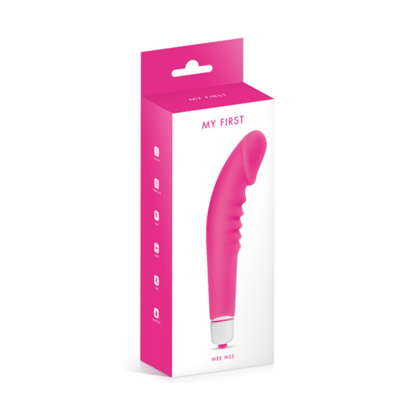 Vibromasseur stimulateur réaliste point G rose silicone 7 vitesses 